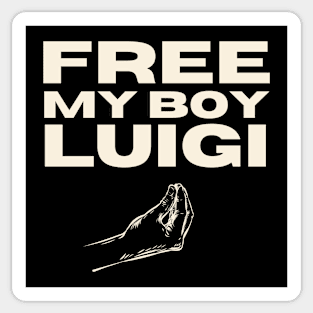 Free My Boy Luigi Sticker